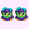 Taco Bell Duolingo Plush 2PCS