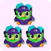 Taco Bell Duolingo Plush 3PCS
