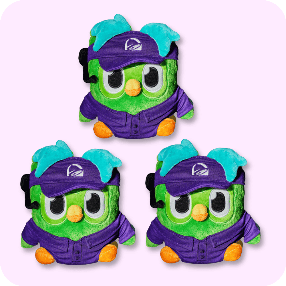 Taco Bell Duolingo Plush 3PCS Taco Bell Duolingo Plush 3PCS